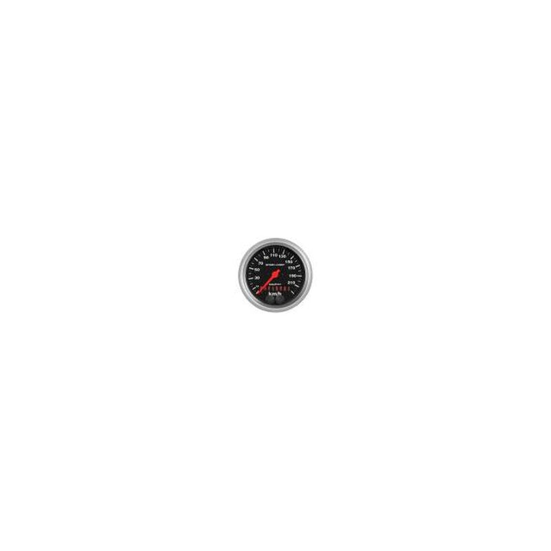 Autometer Sport-Comp 3-3/8in Speedo Gauge 225KPH Internal