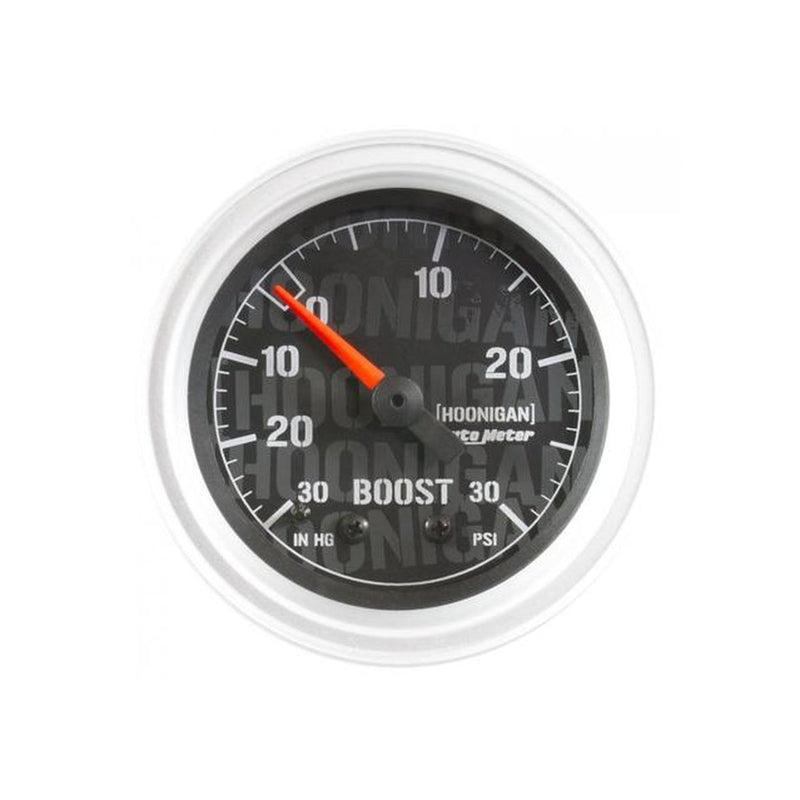 Autometer Hoonigan 2-1/16in Boost Vacuum Gauge 30in/Hg