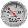 Autometer Ultra-Lite 2-5/8in Boost/Vacuum Gauge 30in/Hg