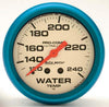 Autometer Ultra Nite 2-5/8in Water Temp Gauge 120-240F