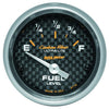 Autometer Carbon Fiber 2-1/16in Fuel Level Gauge 0-90