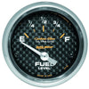 Autometer Carbon Fiber 2-1/16in Fuel Level Gauge 240-33