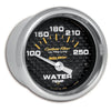 Autometer Carbon Fiber 2-1/16in Water Temp Gauge 100-250F