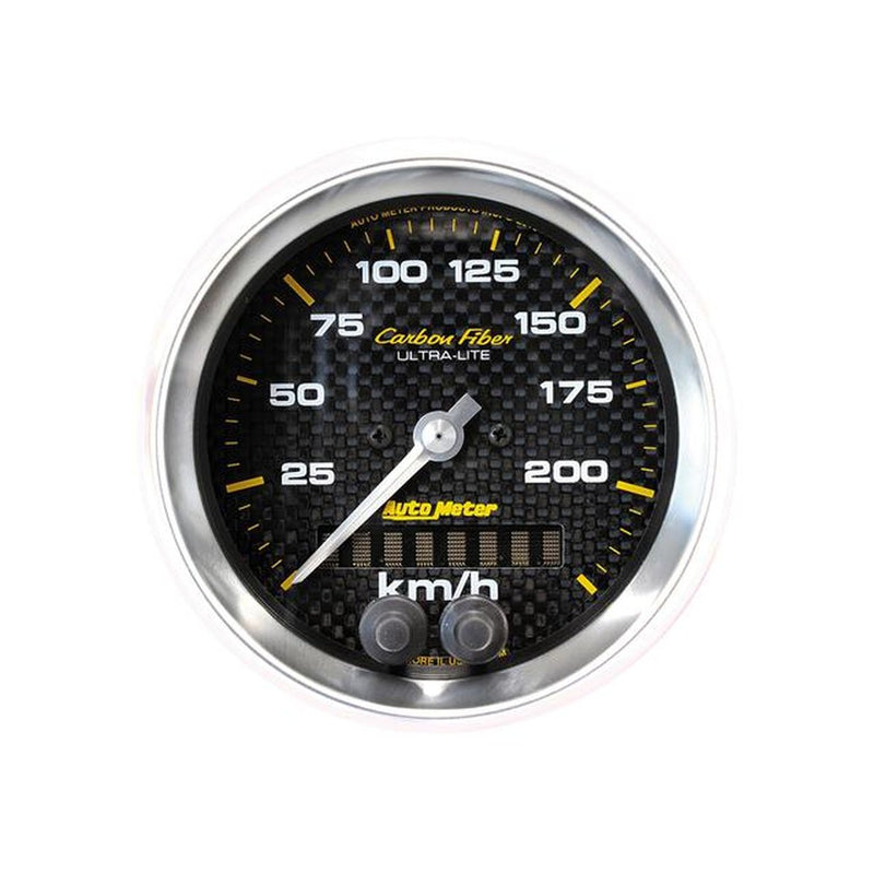 Autometer Carbon Fiber 3-3/8in GPS Speedometer 225KPH