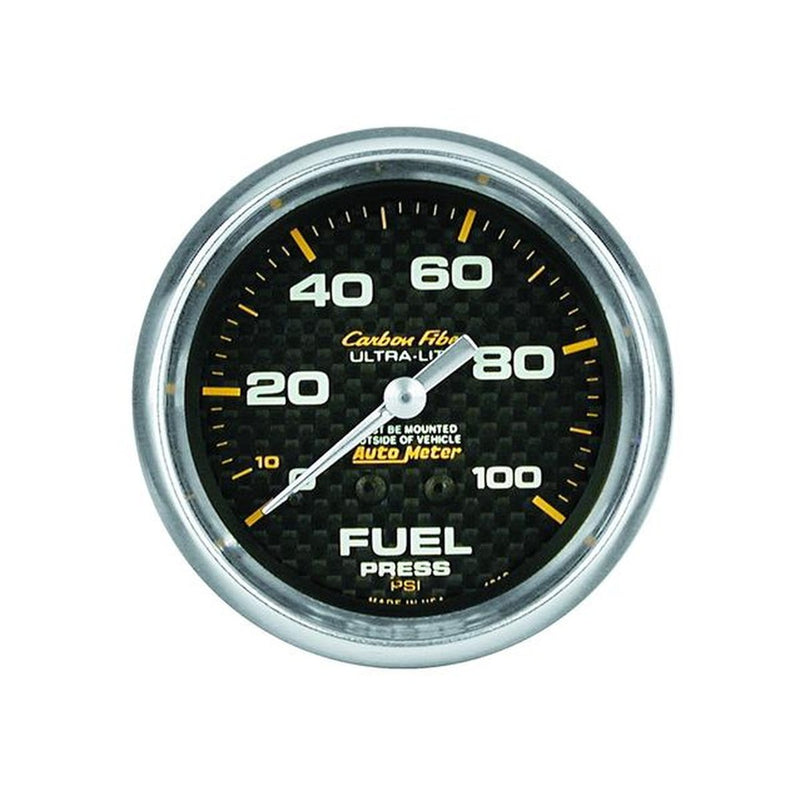 Autometer Carbon Fiber 2-5/8in Fuel Pressure Gauge