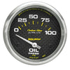 Autometer Carbon Fiber 2-5/8in Oil Pressure Gauge