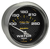 Autometer Carbon Fiber 2-5/8in Water Temp Gauge 100-250F