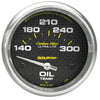 Autometer Carbon Fiber 2-5/8in Oil Temp Gauge 140-300F