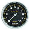 Autometer Carbon Fiber 5in Tachometer 10000rpm AU4898