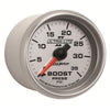 Autometer Ultra-Lite II 2-1/16in Boost Gauge 0-35 PSI