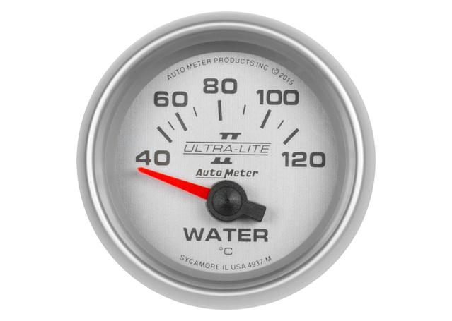 Autometer Ultra-Lite II 2-1/16in Water Temp Gauge 40-120C