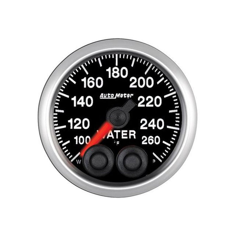 Autometer Elite 2-1/16in Water Temp Gauge 100-260F Full