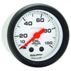 Autometer Phantom 2-1/16in Oil Pressure Gauge 0-100PSI