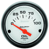 Autometer Phantom 2-1/16in Oil Pressure Gauge 0-100PSI