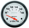 Autometer Phantom 2-5/8in Voltmeter 0-18V Short Sweep