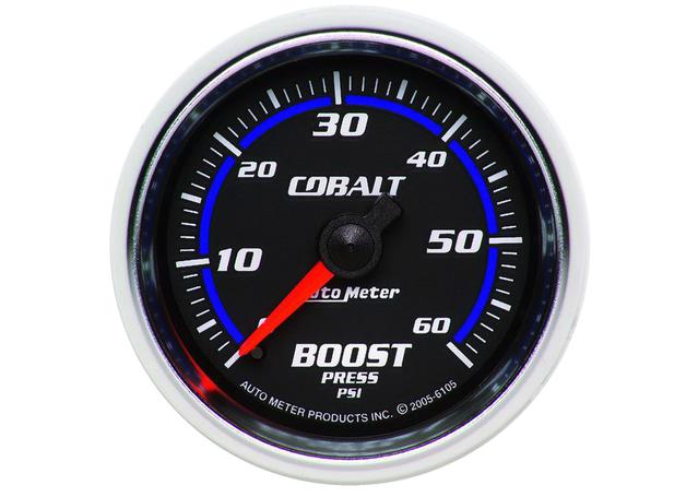 Autometer Cobalt 2-1/16in Boost Gauge 0-60 PSI Mechanical