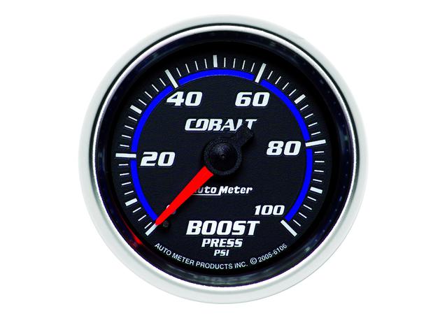 Autometer Cobalt 2-1/16in Boost Gauge 0-100 PSI