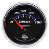 Autometer Cobalt 2-1/16in Oil Pressure Gauge 0-100 PSI