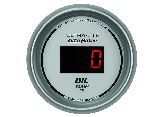 Autometer Ultra-Lite Digital 2-1/16in Oil Temp Gauge