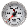 Autometer C2 Series 2-1/16in Fuel Pressure Gauge 0-100PSI