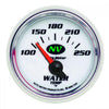 Autometer NV Series 2-1/16in Water Temp Gauge 100-250F