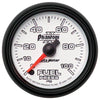 Autometer Phantom II 2-1/16in Fuel Pressure Gauge