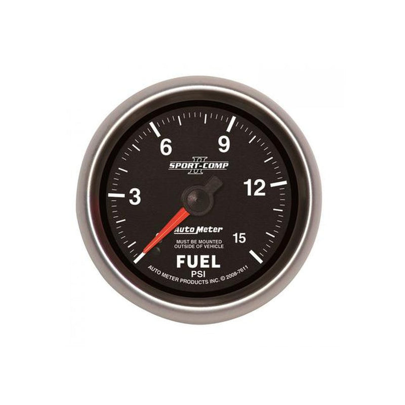 Autometer Sport-Comp II 2-5/8in Fuel Pressure Gauge