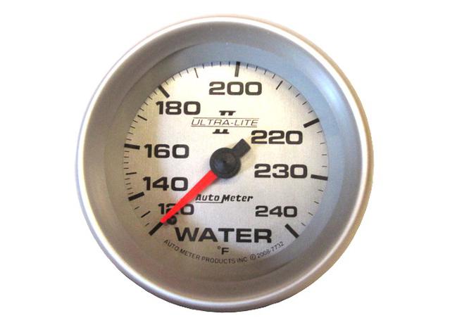 Autometer Ultra Lite II 2-5/8in Water Temp Gauge 120-240F