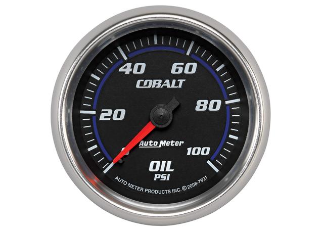 Autometer Cobalt 2-5/8in Oil Pressure Gauge 0-100 PSI