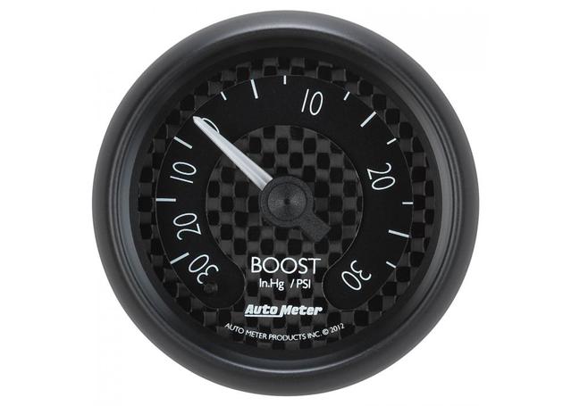 Autometer GT Series 2-1/16in Boost Vacuum Gauge 30in/Hg