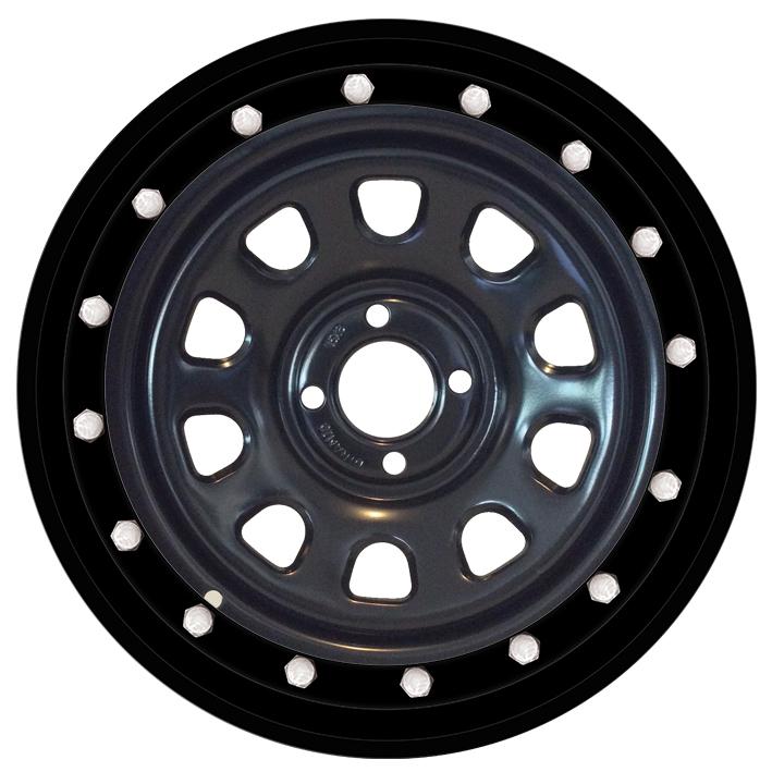 Autotecnica Beadlock Wheel Simulator 16in. Black BLS8
