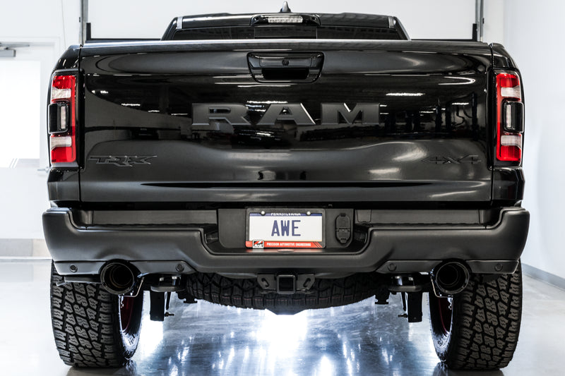 AWE Tuning 2021 RAM 1500 TRX 0FG Cat-Back Exhaust - Chrome Silver Tips