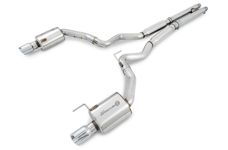 AWE Tuning S550 Mustang GT Cat-back Exhaust - Touring Edition (Chrome Silver Tips) — fits Ford Mustang