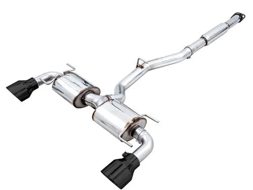 AWE Tuning Subaru BRZ/ Toyota GR86/ Toyota 86 Touring Edition Cat-Back Exhaust- Diamond Black Tips