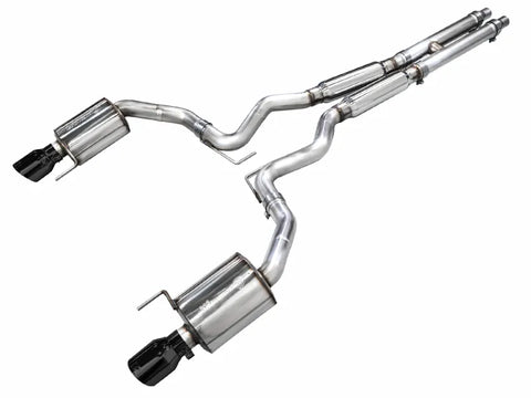 AWE Tuning 2024 Ford Mustang GT Fastback S650 RWD Touring Catback Exhaust w/ Dual Diamond Black Tips