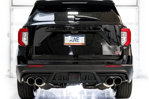 AWE Tuning 2020+ Ford Explorer ST Touring Edition Exhaust w/ Chrome Silver Tips