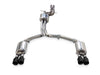 AWE Tuning Audi C7.5 A6 3.0T Touring Edition Exhaust - Quad Outlet Diamond Black Tips