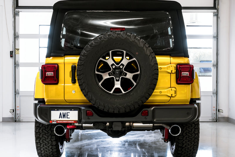 AWE Tuning 2018+ Jeep Wrangler JL/JLU 2.0T Non-Resonated Mid Pipe