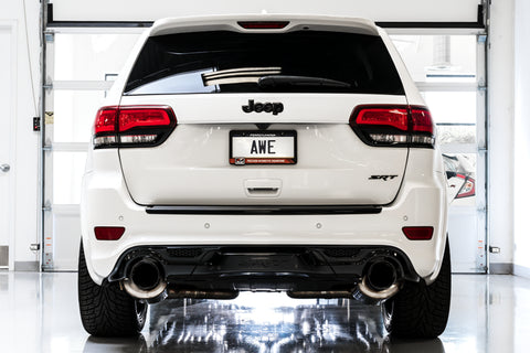 AWE Tuning 2020 Jeep Grand Cherokee SRT Track Edition Exhaust - Chrome Silver Tips