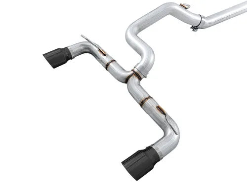 AWE Tuning Ford Focus RS Track Edition Cat-back Exhaust - Diamond Black Tips — fits Ford Focus Gen 3