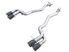 AWE Tuning 18-19 BMW F90 M5 Track Edition Axle-Back Exhaust- Black Diamond Tips — fits BMW M5