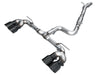 AWE Tuning 3020-43658 MK8 Volkswagen Golf R 3in Track Edition Quad Exhaust - Diamond Black Tips