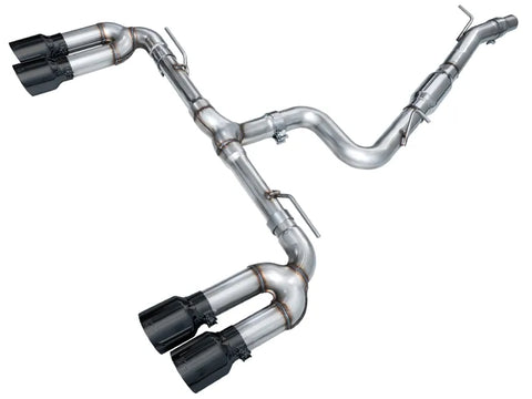 AWE Tuning AWE 22-24 Audi 8Y S3 Track Edition Exhaust - Diamond Black Tips
