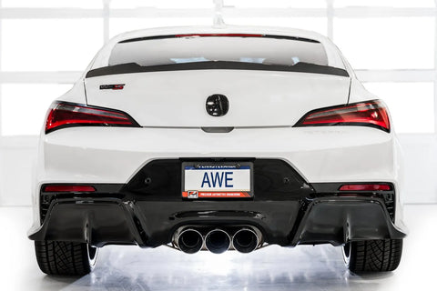 AWE Tuning 2024 Acura Integra Type S DE5 FWD Track Edition Exhaust w/ Triple Chrome Silver Tips
