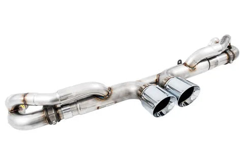 AWE Tuning Porsche 991 GT3 / RS SwitchPath Exhaust - Chrome Silver Tips — fits Porsche 911