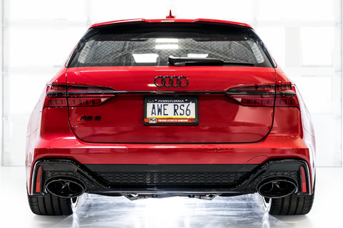 AWE Tuning 21-23 Audi C8 RS6/RS7 SwitchPath Cat-back Exhaust - Diamond Black Tips