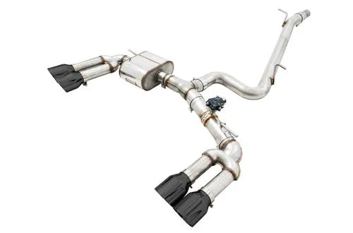 AWE Tuning Audi 8V S3 SwitchPath Exhaust w/Diamond Black Tips 102mm — fits Audi S3