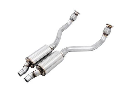 AWE Tuning Audi B8 4.2L Resonated Downpipes for RS5 — fits Audi Rs5