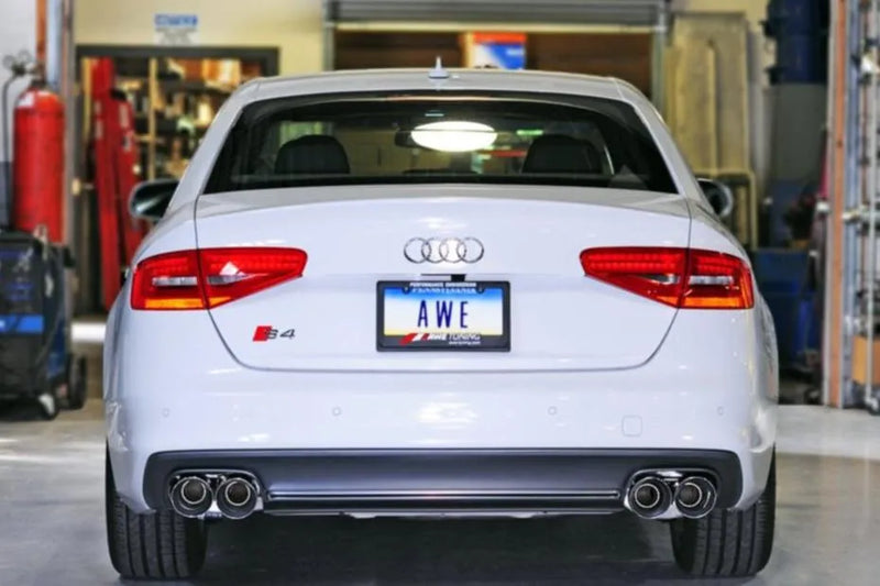 AWE Tuning Audi B8 3.0T Non-Resonated Downpipes for S4 / S5 — fits Audi S5