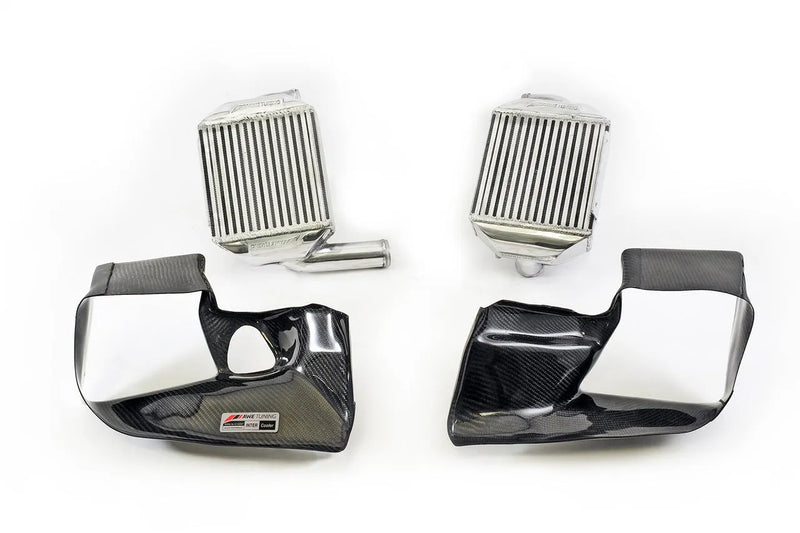 AWE Tuning Audi 2.7T Performance Intercooler Kit - w/Carbon Fiber Shrouds
